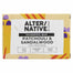 AlterNative by Suma - Patchouli & Sandalwood Oil Shampoo Glycerine Bar, 90g Pack of 6