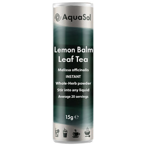 AquaSol - Organic Lemon Balm Tea, 15g