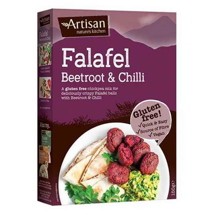 Artisan Grains - Artisan Falafel Mix - Beetroot and Chilli, 150g