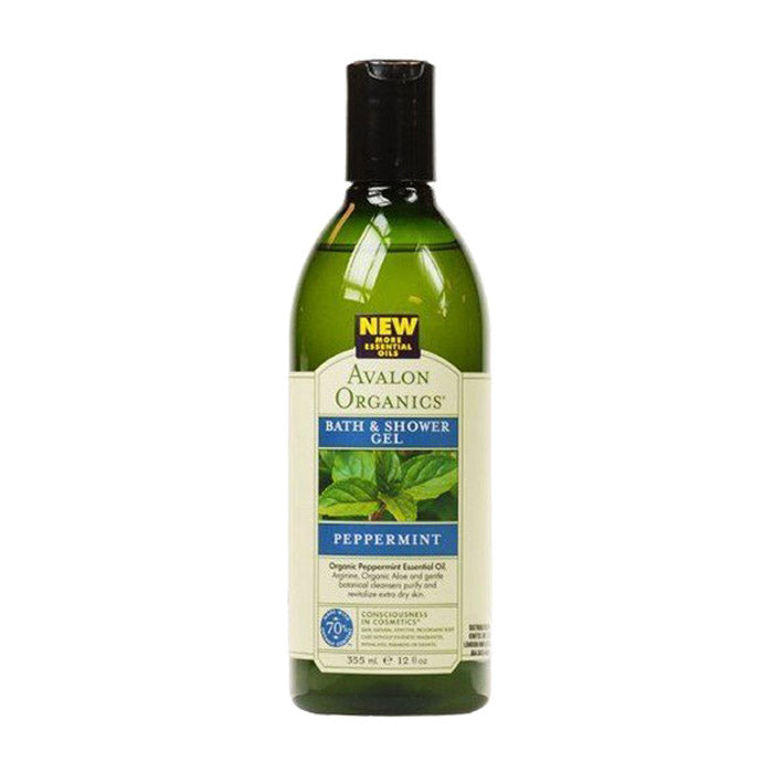 Avalon - Organic Peppermint Bath & Shower Gel, 350ml