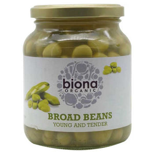 Biona -  Broad Beans Demeter Glass Jar, 350g