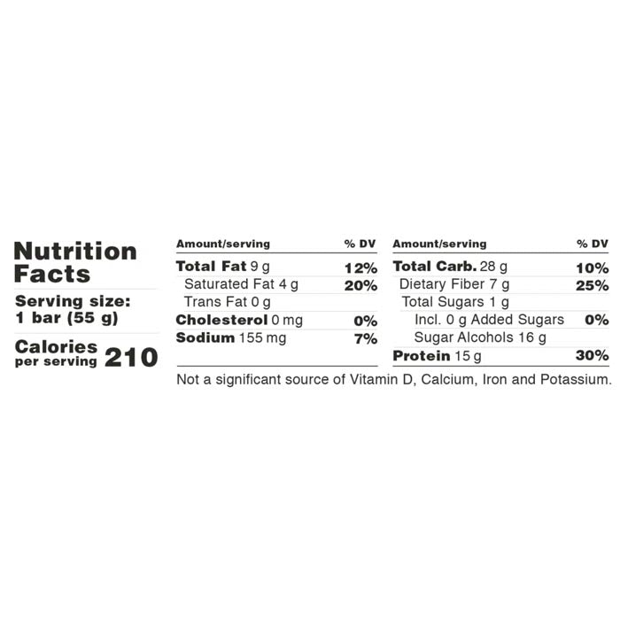 Barebells Bars - Vegan Protein Bars - Salty Peanut, 55g  - back