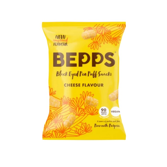 Bepps - Black Eyed Pea Puff Snacks Cheese, 22g