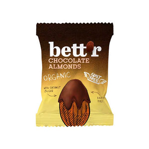 Bettr - Organic Chocolate Coated Almonds, 40g | Multiple Sizes
