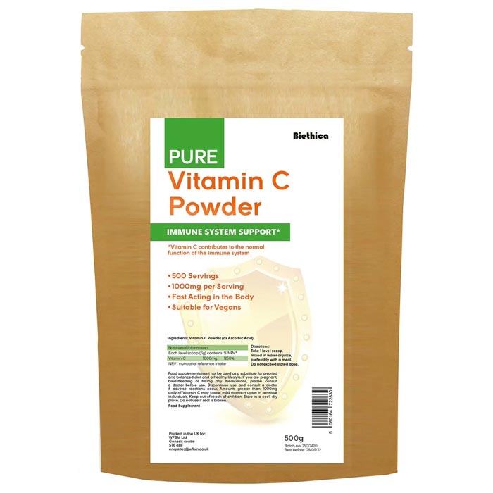 Biethica - Pure Vitamin C Powder ,500g