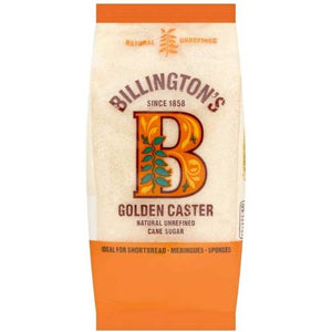 Billington's - Golden Natural Unrefined Caster Sugar | Multiple Sizes