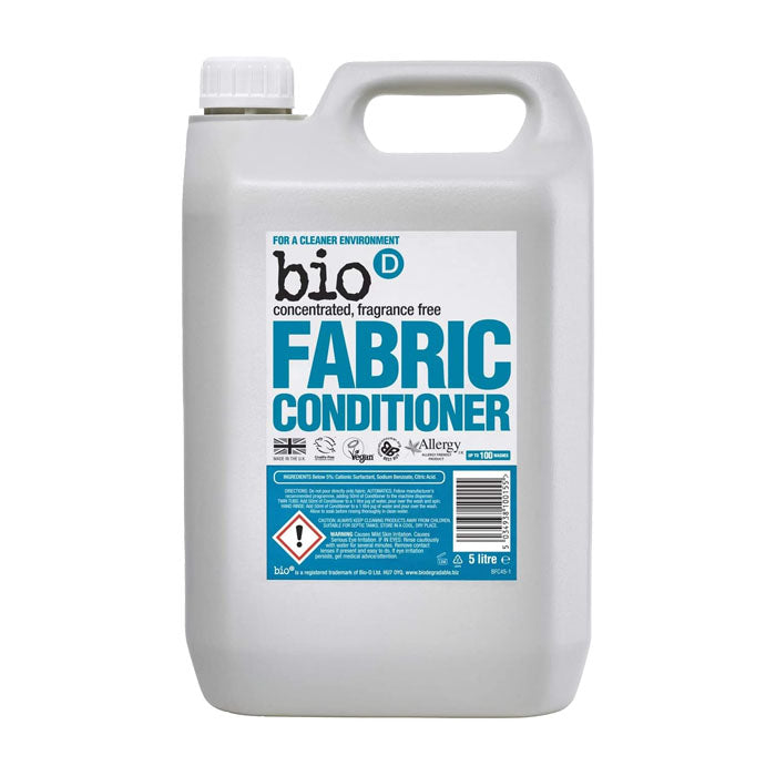 Bio-D - Concentrated Fabric Conditioner - Fragrance free ,5L
