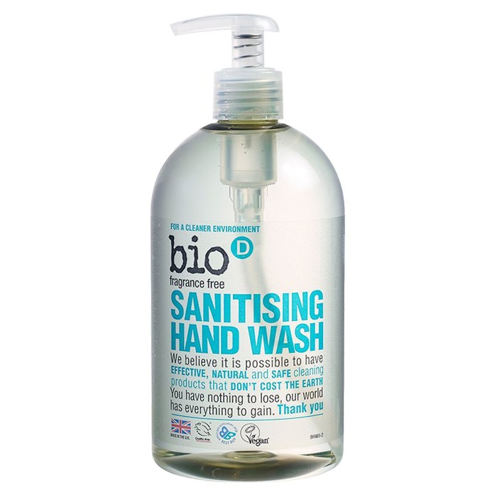 Bio-D - Sanitising Hand Wash-Fragrance Free - 500ml