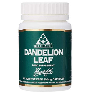 Bio-Health - Dandelion Leaf Herbal Food Supplement 300mg, 60 Capsules