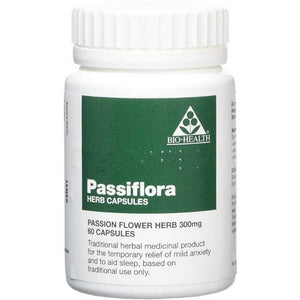 Bio-Health - Passiflora Herb Capsules 300mg, 60 Capsules
