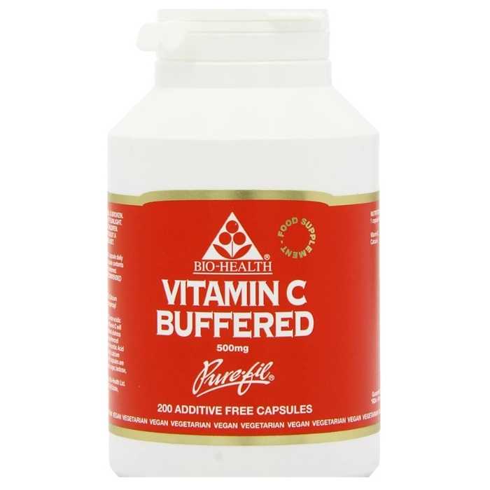 Bio-Health - Vitamin C Buffered 500mg, 200 Capsules