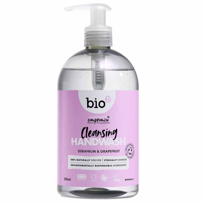 Bio D - Hand Wash - Geranium and Grapefruit, 500ml
