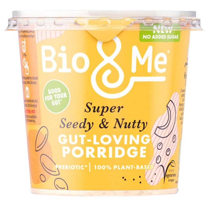 Bio&Me - Super Seedy & Nutty Gut-Loving Porridge Pots, 58g