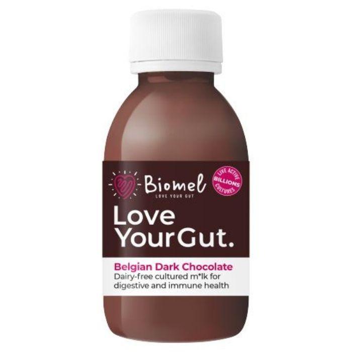 Biomel - Dairy-Free Probiotic Drinks - Belgian Dark Chocolate  - 125 ml - Front