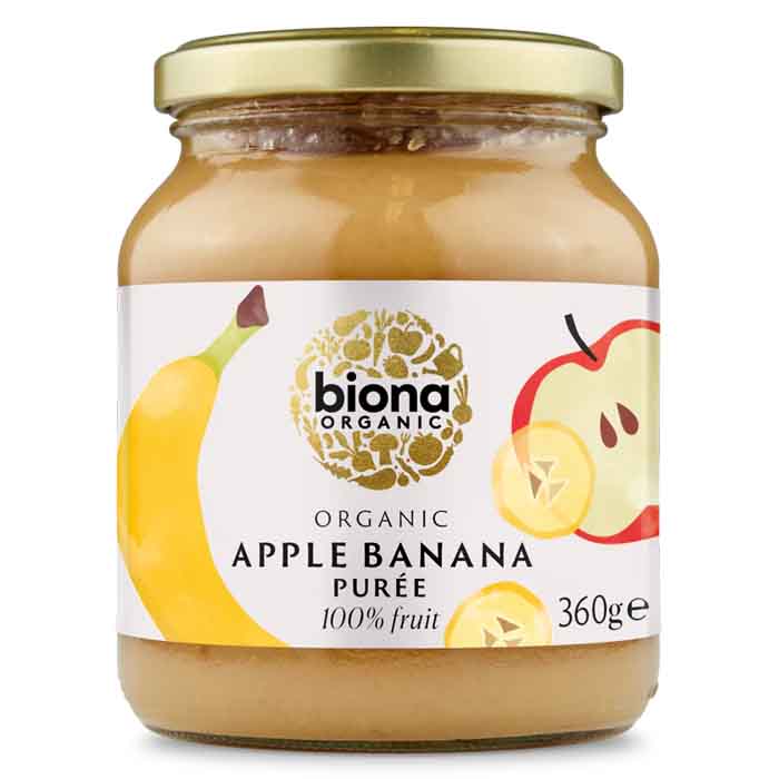 Biona - Apple & Banana Puree, 360g
