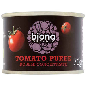 Biona - Double Concentrate Tomato Puree Easy Open Cans, 70g