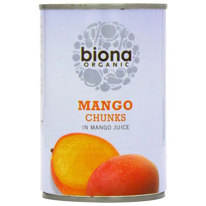 Biona - Mango Chunks in Juice, 400g