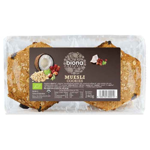 Biona - Muesli Cookies Organic, 240g | Pack of 6