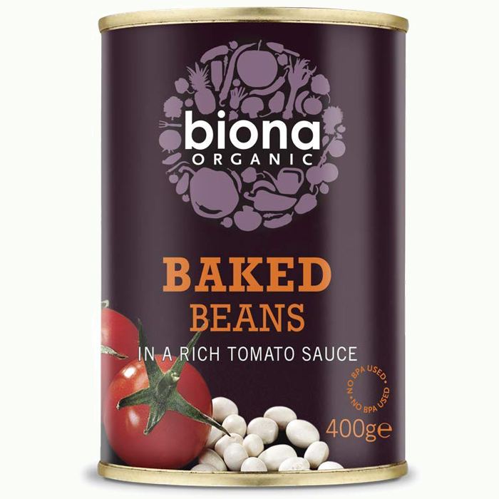Biona - Organic Baked Beans in Tomato Sauce, 400g