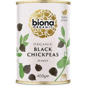 Biona - Organic Black Chickpeas, 400g