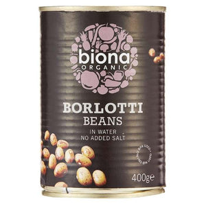 Biona - Organic Borlotti Beans, 400g | Multiple Options