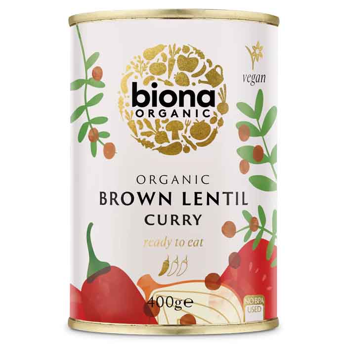 Biona - Organic Brown Lentil Curry, 400g