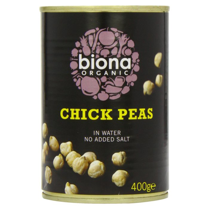 Biona - Organic Chick Peas - Can, 400g