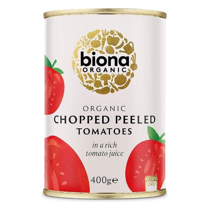 Biona - Organic Chopped Peeled Tomatoes, 400g - front