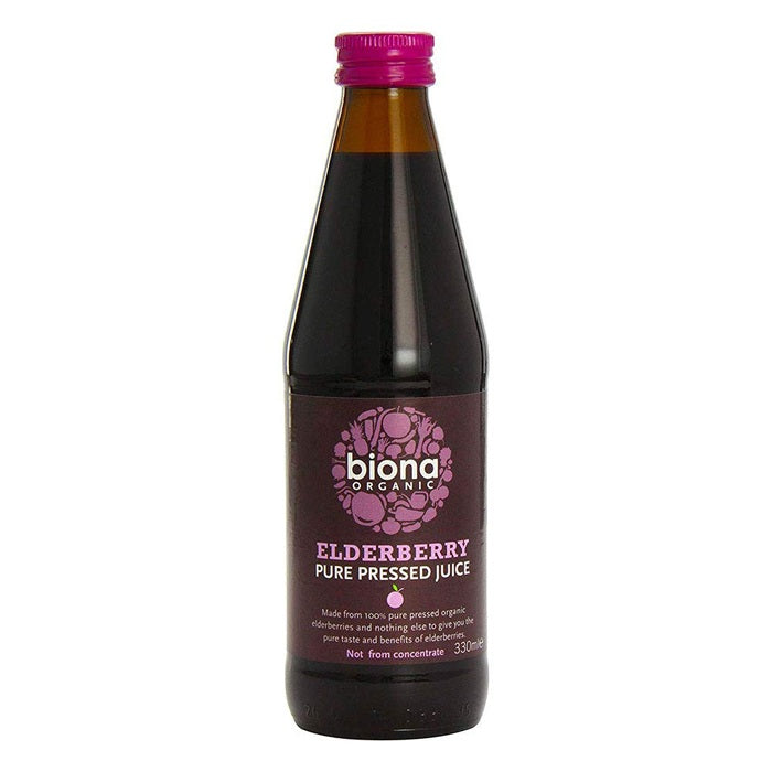 Biona - Organic Elderberry Pure Juice, 330ml