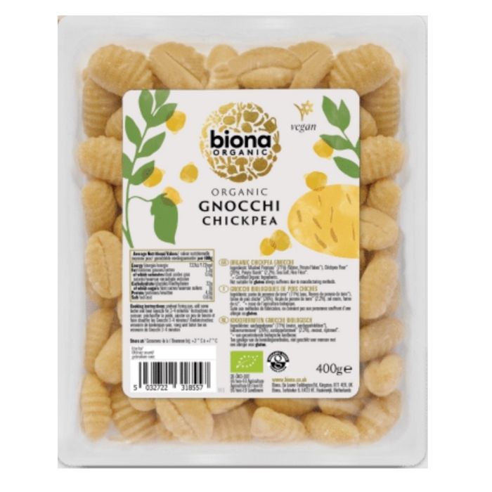 Biona - Organic Fresh Gnocchi Chick Pea, 350g - front