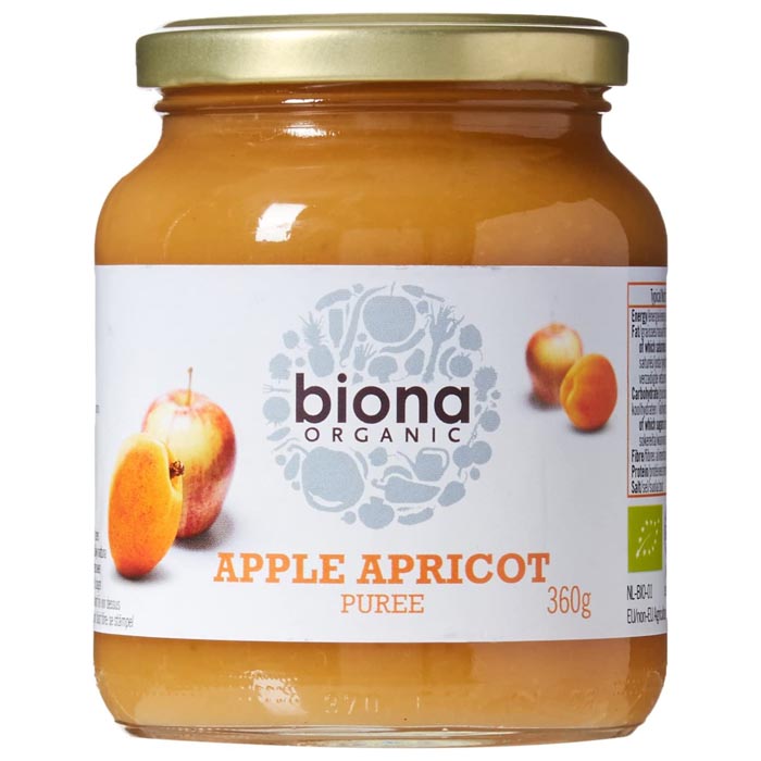 Biona - Organic Fruit Puree - Apple & Apricot, 360g
