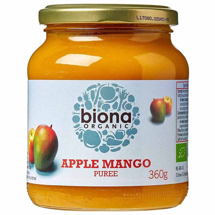 Biona - Organic Fruit Puree - Apple & Mango, 360g 
