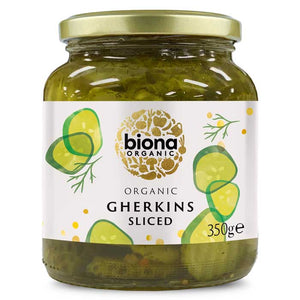 Biona - Organic Gherkin Slices, 350g