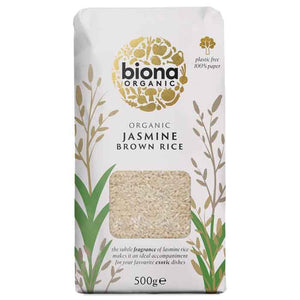 Biona - Organic Jasmine Brown Rice, 500g