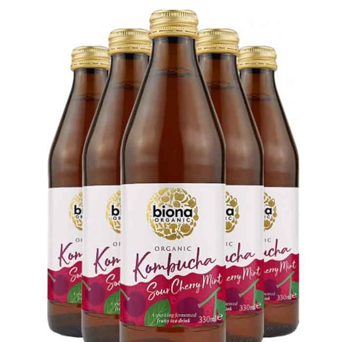 Biona - Organic Kombucha, 330ml | Multiple Options - PlantX UK