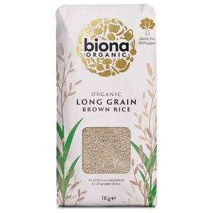 Biona - Organic Long Grain Brown Rice, 1kg