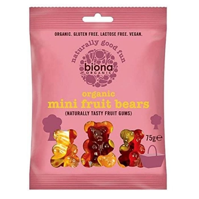Biona - Organic Mini Fruit Bears, 75g - front