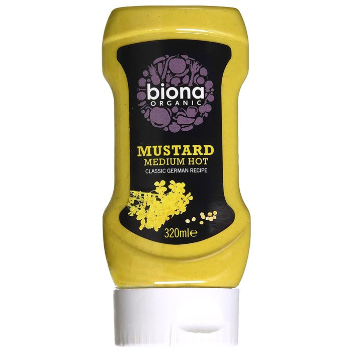 Biona - Organic Mustard Medium Hot Classic German NAS, 320ml