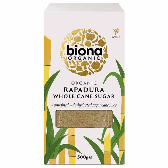 Biona - Organic RapaduraSucanat Wholecane Sugar, 500g