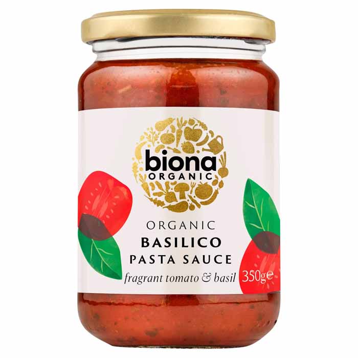 Biona - Organic Sauce - Tomato & Basil, 350g