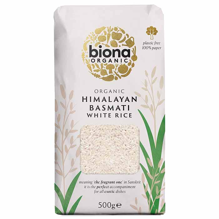 Biona - Organic White Basmati Rice, 500g