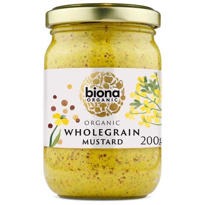 Biona - Organic Wholegrain Mustard, 200g