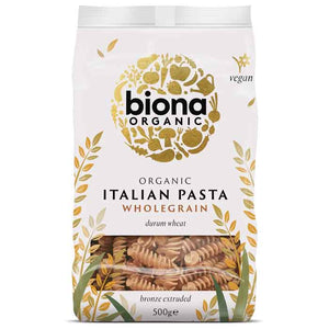 Biona - Organic Wholewheat Fusilli | Multiple Sizes