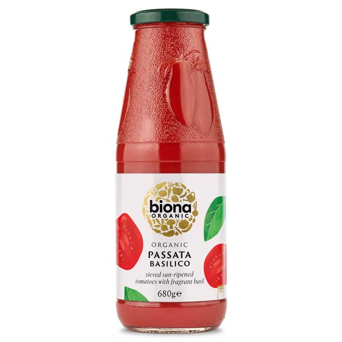 Biona - Passata - With Basil Organic, 680g