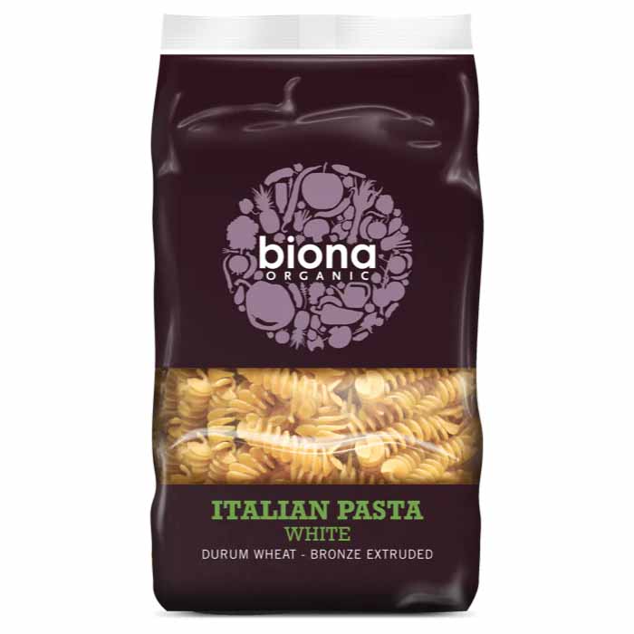 Biona - White Fusilli Organic, 500g