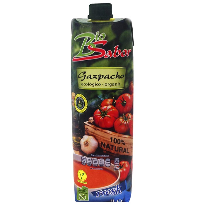 Biosabor - Organic Fresh Gazpacho, 1L