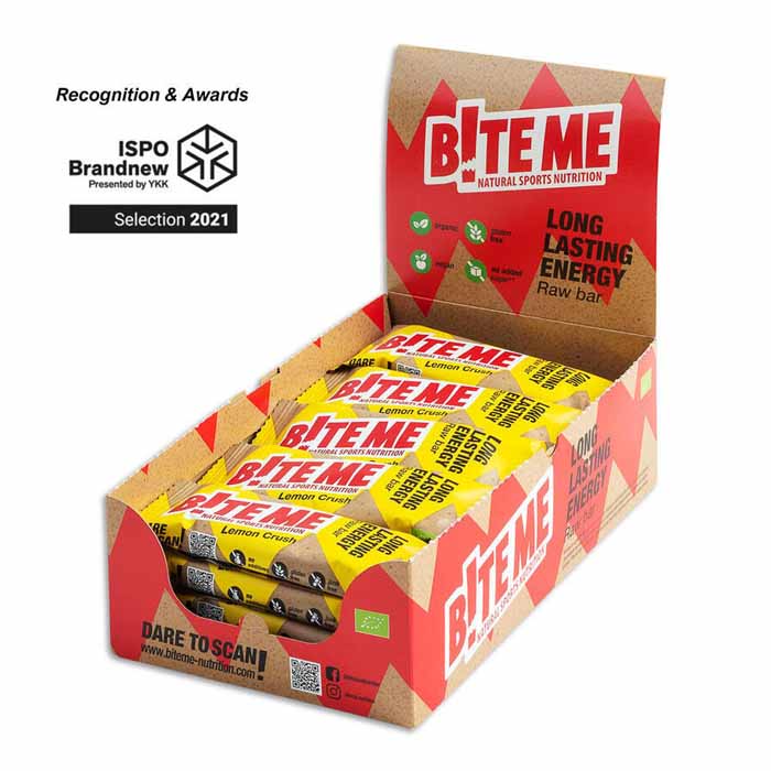 Bite Me - Raw Bars - Lemon Crush 20-Pack, 45g 