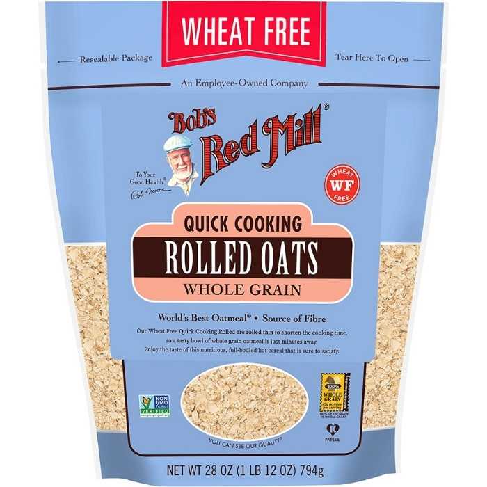 Bob's Red Mill - Gluten-Free Quick Cooking Oats, 794g