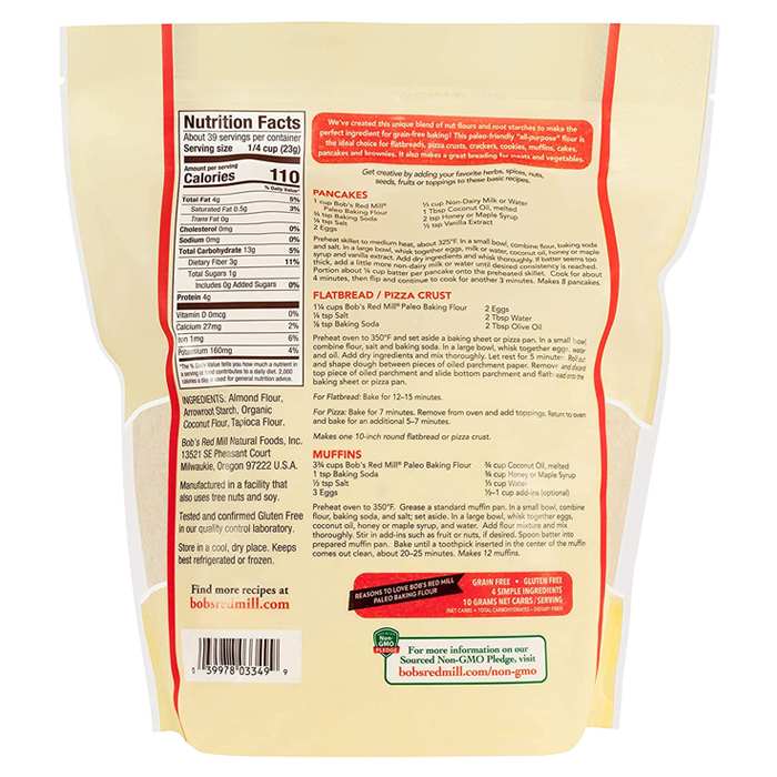Bob's Red Mill - Paleo Baking Flour (GF), 454g - Nutritions