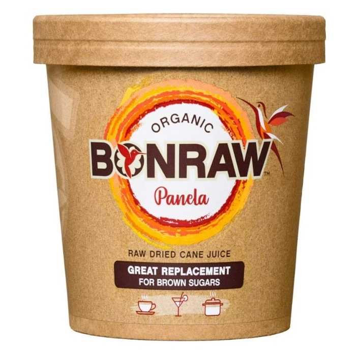 Bonraw - Organic Panela Raw Dried Cane Sugar, 225g